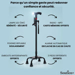 Canne de marche Soutien+ ⭐ Best Seller